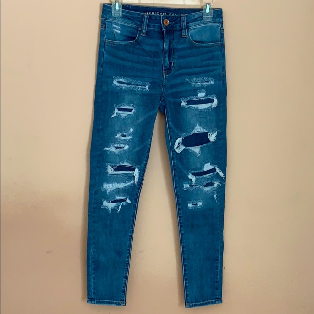 American Eagle Outfitters High Rise Jegging Crop